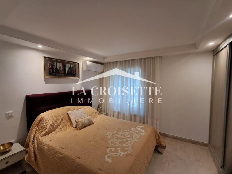 Duplex meublé S+3 avec jardin à La Marsa 